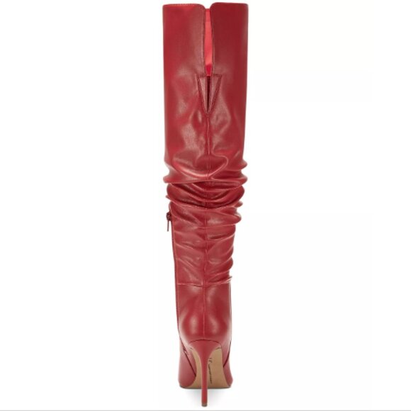 INC International Concepts Women's Iyonna Over-The-Knee Slouch Boots Red - Picture 5 of 7